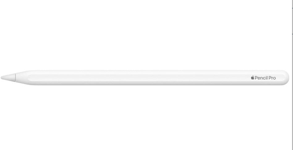 Apple Pencil Pro - Blanc - Bluetooth - iPadOS 17.5 - 19.15 Grammes - 16.6 cm