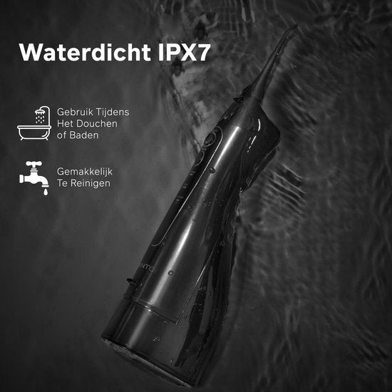 Bintoi® iSonic Black Series F600 - Fil dentaire - Appareils à fil dentaire - Irrigateur buccal