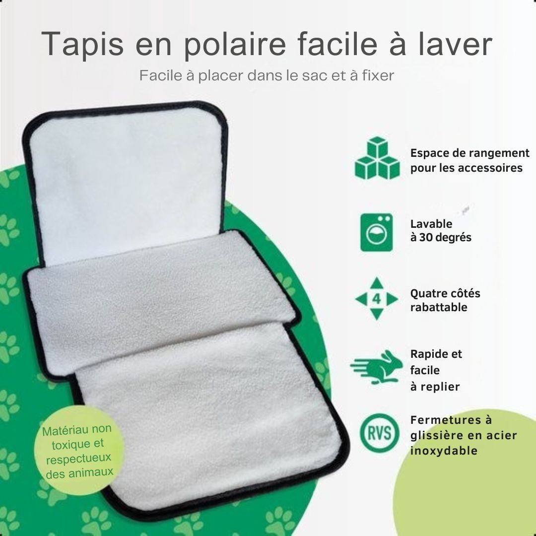 Sac de voyage pour chien et chat Gopets - Convient pour l'avion - Jusqu'à 9,5 kg - 46 x 28 x 28 cm - Gris