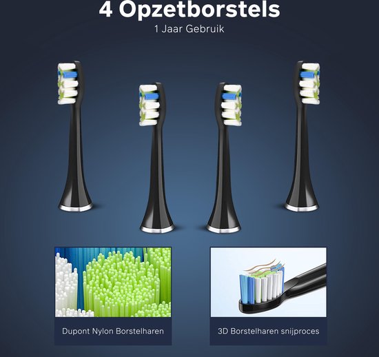 Bintoi® iSonic UV D600 - Brosse à dents électrique avec stérilisateur UV