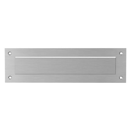 Grille de ventilation - Garden - Avec trappe intérieure - 350x100x2,5mm - Acier Inoxydable