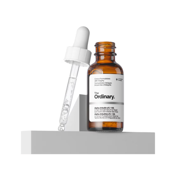 The Ordinary Alpha Arbutin 2 % + HA - Sérum éclaircissant contre les taches pigmentaires et le teint irrégulier