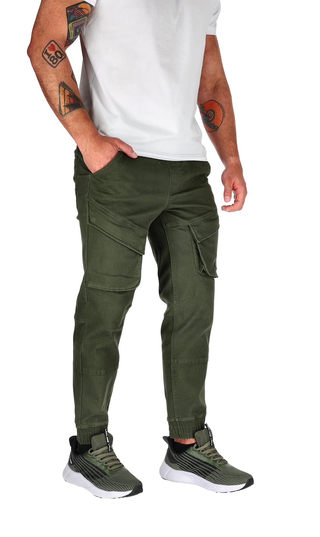 Pantalon de travail Lahti Pro - Jogger - Stretch - 415 g/m² - Vert - taille XL