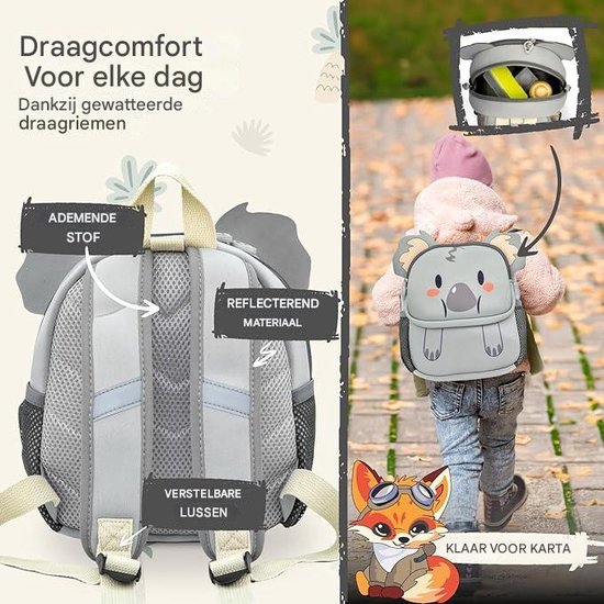 REISERACKER Sac à dos maternelle Animaux sauvages à partir de 1 an comme sac à dos maternelle filles & sac à dos maternelle garçons