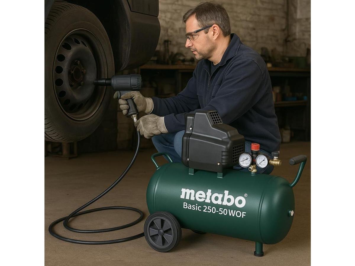 Compresseur Metabo Basic 250-50 W - Compact et puissant - 50 litres