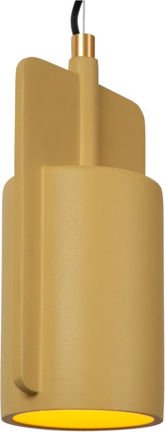 Lucide NINJA - Suspension - Ø 11,5 cm - 1xE27 - Jaune - Japandi