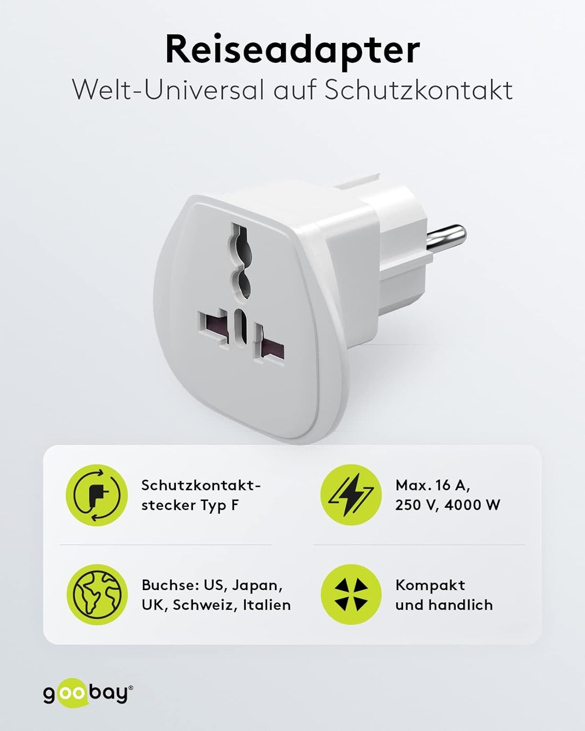UNIVERSEL - TRAVEL PLUG - ADAPTATEUR UNIVERSEL