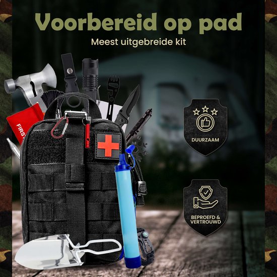 Survival Kit XL - 35-delig - Outdoor Noodpakket