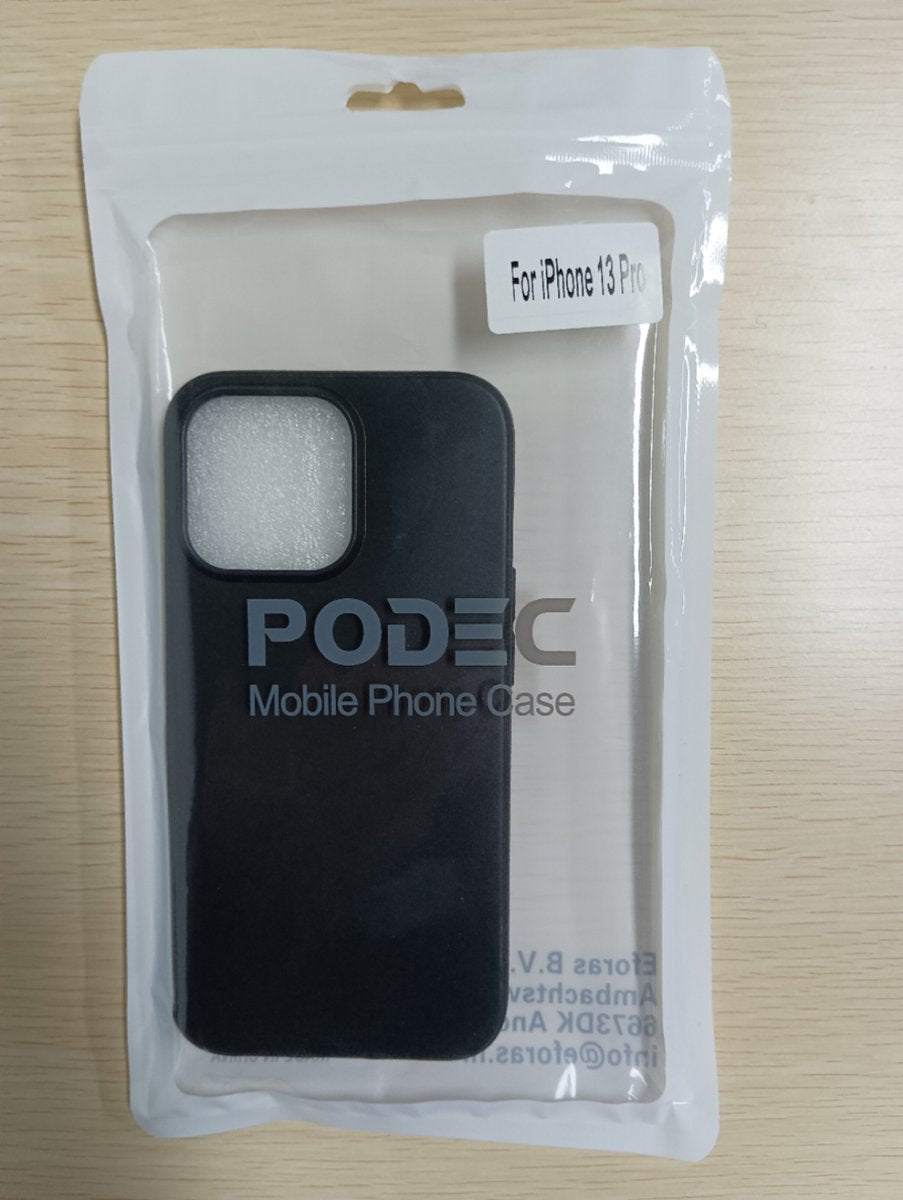Podec iPhone 13 Pro Case & Screen Protector - Noir - 14,7 x 7,1 x 1 cm