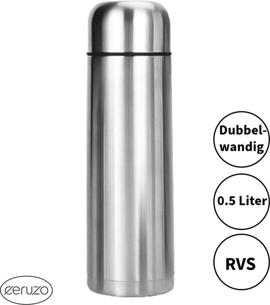 Bullet Carafe isolante - acier inoxydable - Double paroi - 0.5 L