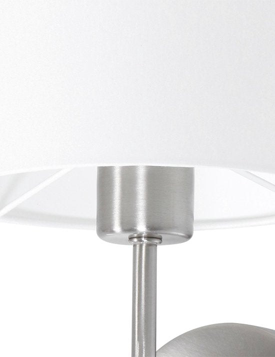 Applique murale Noor 1562ST en acier avec lampe de lecture et chargeur USB - Design moderne de Mexlite - Réglable et pratique pour une utilisation en intérieur