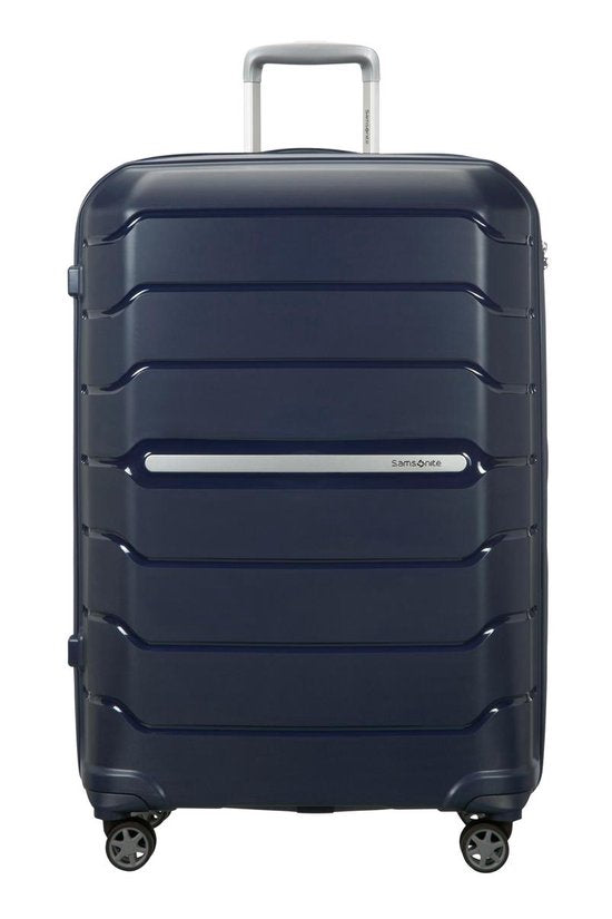 Samsonite Travel Suitcase - Flux Spinner 68/25 Expandable (Medium) Navy Blue