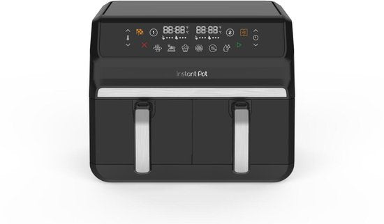 Instant Pot Vortex Dual Drawer 8L Airfryer – Friteuse à air chaud double avec 2 tiroirs de 4 L – SyncCook™ & SyncFinish™ – ClearCook – 8-en-1 – Jusqu'à 205 °C – Lavable au lave-vaisselle