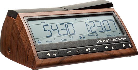 Horloge d'échecs DGT 3000 Édition limitée - 25e anniversaire - Mode d'emploi en 6 langues