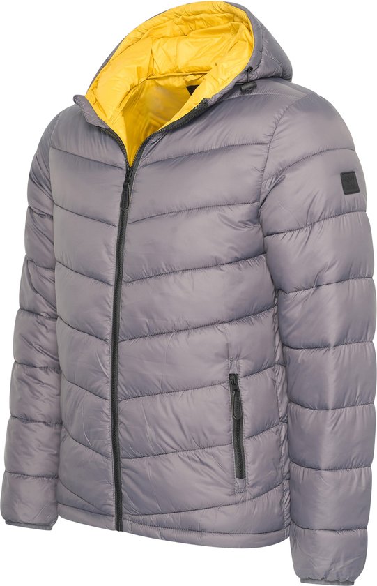 Cappuccino Italia - Veste Homme Veste d'hiver à capuche Anthracite - Gris - Taille S