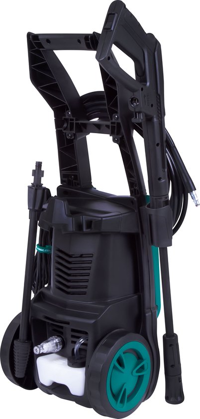 Nettoyeur haute pression - VONROC - V18-1 1800W – 140 bar – 420 l/h – Incl. 8m de tuyau, réservoir de détergent et plus