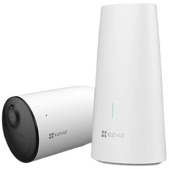 Caméra de sécurité IP ronde EZVIZ HB3-B1 pour l'extérieur, 2304 x 1296 pixels, fixation murale