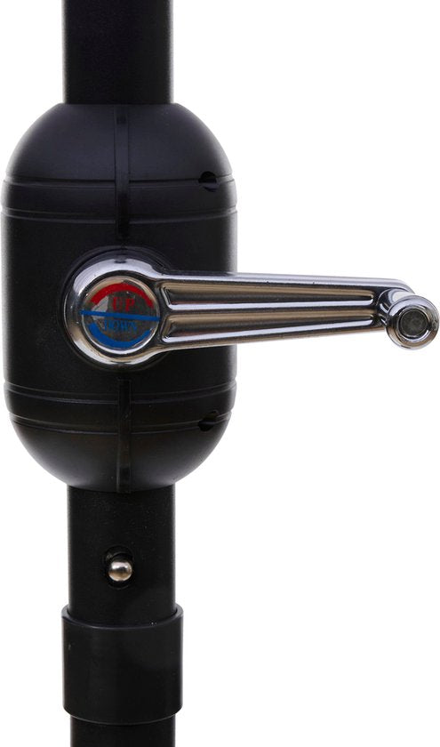 Camp Active Parasol - Parasol pour balcon et terrasse - ⌀250 x 240 cm - Parasol à bâtons - Parasol sans pied - Blanc