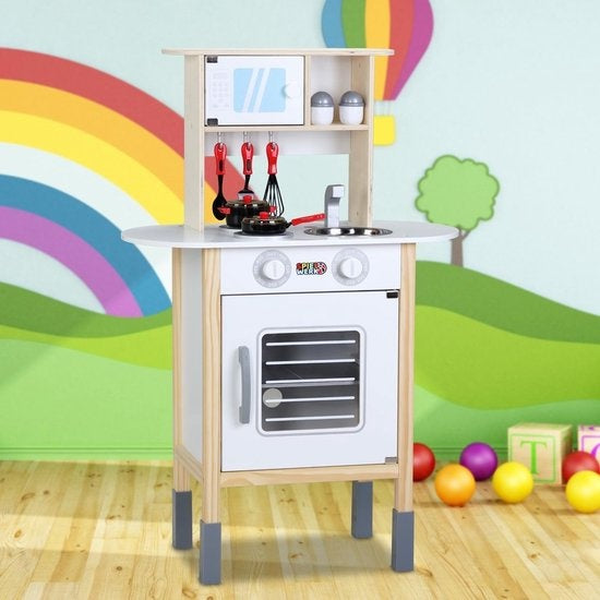 Spielwerk Play Kitchen Happy Kitchen - 35 pièces - Réaliste