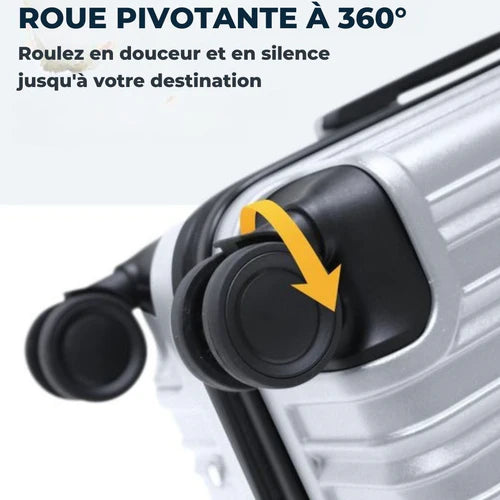 Valise cabine - Pathsail® - 40L x 55CM - Blanc