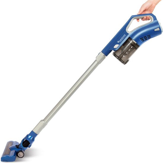 TurboTronic VS180 Aspirateur-balai sans fil avec dépoussiéreur - Bleu