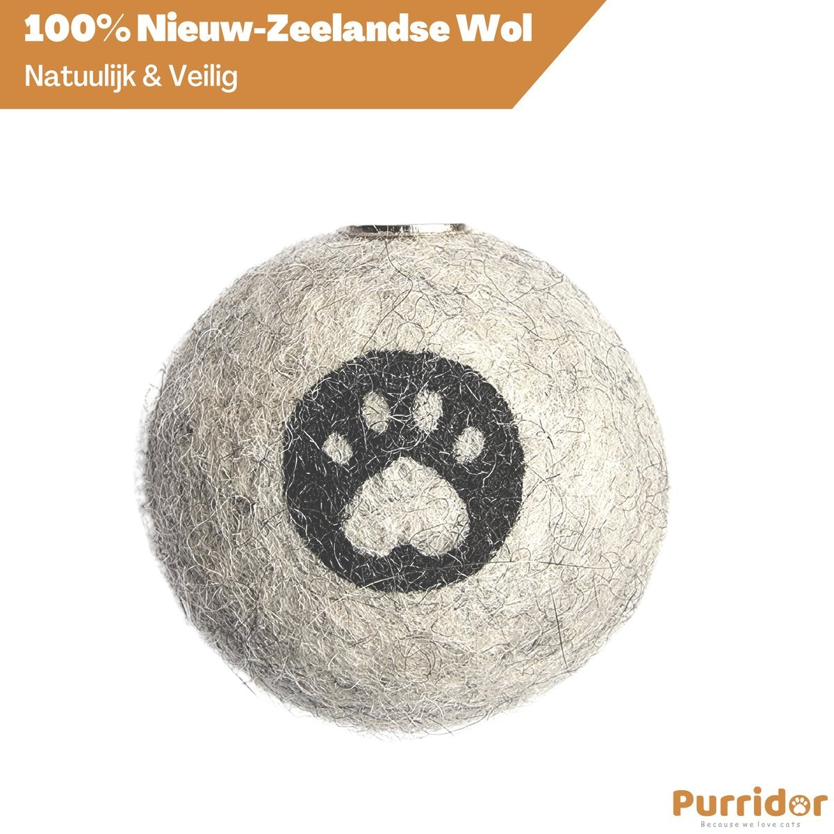 Purridor Wool Ball Cat - Balle pour chat