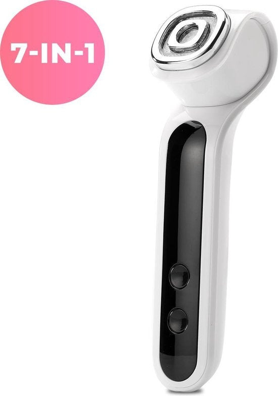 TheBeautyWay Skin Rejuvenator - 7 étapes - Sans fil - Appareil de lifting - Appareils de lifting pour femmes - Appareil de lifting - Soins de la peau - Rechargeable par USB - Nettoyant pour le visage - Réduit l'acné, les lignes, les rides et la fatigue
