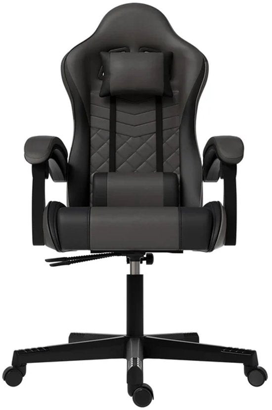 Chaise de jeu / Chaise de bureau HyperSeat - Gris / Noir