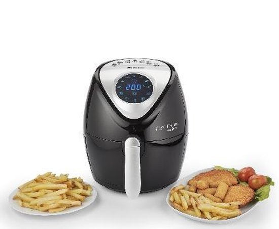 Ariete 4616/00 Friteuse à air chaud 3,5 l, modèle autonome, 1 300 W, noir, argent
