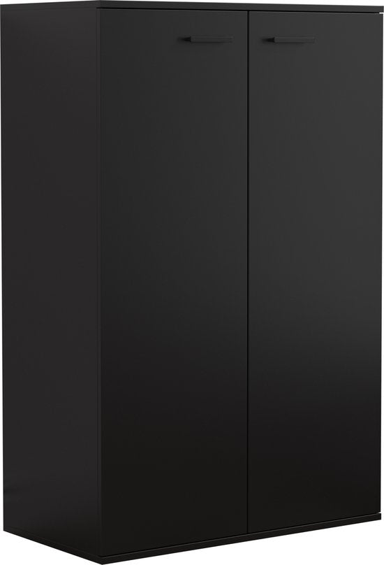 Armoire nursery - armoire de rangement pratique 120 cm de haut 4 compartiments de rangement