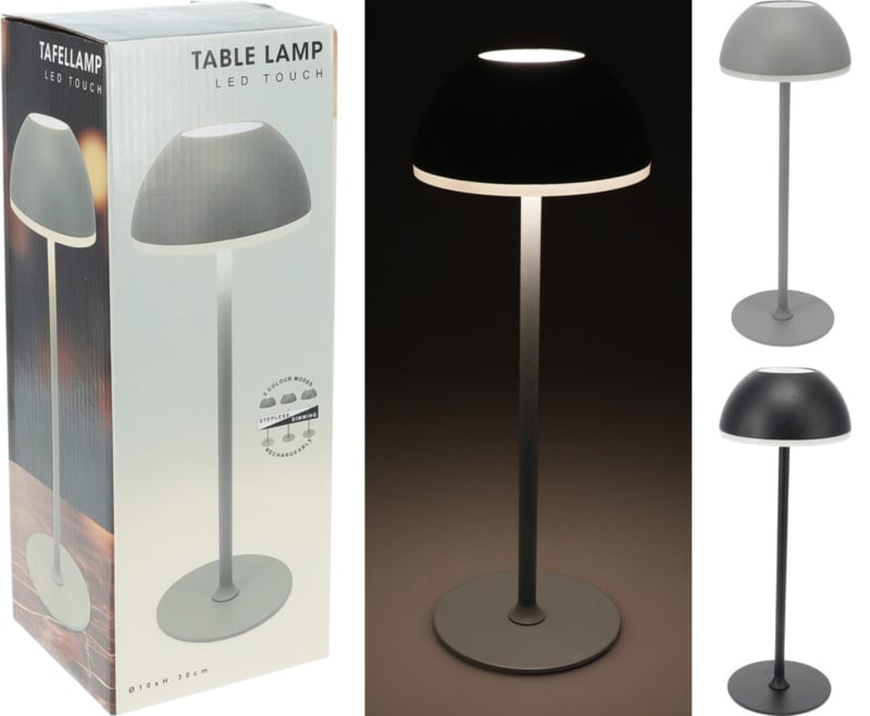 Lampe à poser en acier - colorée - USB - 30 x 10 x 10cm - multicolore