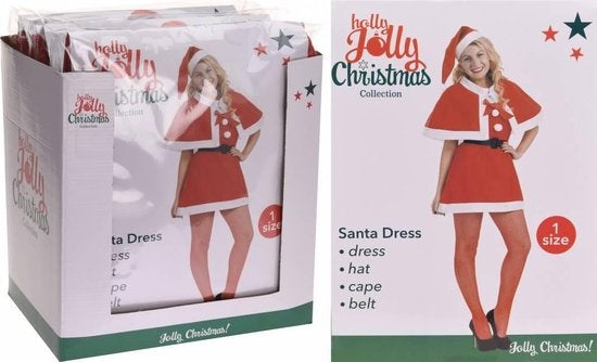 Costume de Noël femme 4 pièces (Taille unique)