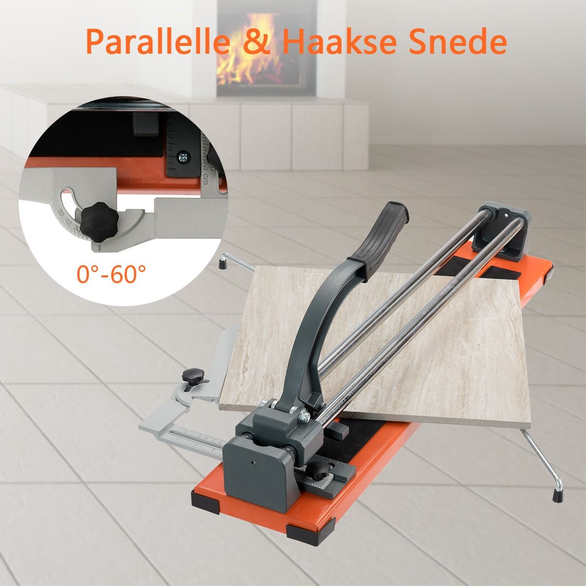 Coupe-carreaux professionnel - Coast - Plateau amovible - Longueur de coupe 610 mm - Orange