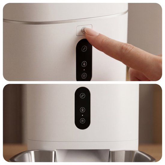 Mangeoire automatique Princess - Smart 6 litres – Chat et chien - Commande via application - Repas programmables - Bol en acier inoxydable - Sans BPA - Antidérapant - Batterie de secours - Distributeur automatique de nourriture - 610060