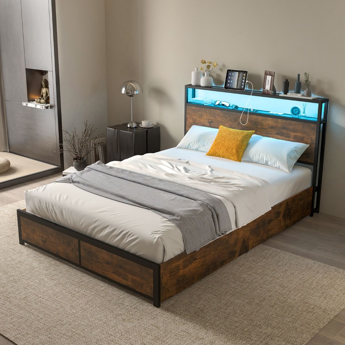 Sommier Coast - 2 personnes - 160 x 200 cm - Industriel - Max. 500 kg