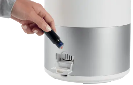 Humidificateur Leitz - Ultrasonique, mode automatique et 4 modes de brume - 67,2 W - 22,4 x 22,4 x 57,8 cm - Blanc