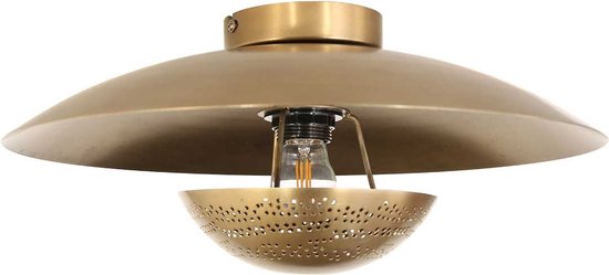 Anne Lighting plafonnier Brassi - bronze - métal - 42 cm - douille E27 - 3681BR