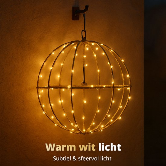 FlinQ Ampoule de Noël pour l'extérieur Ø40 CM - Ampoules de Noël LED pour le jardin - Ampoule - Lumières de Noël pour le jardin - Figures de Noël
