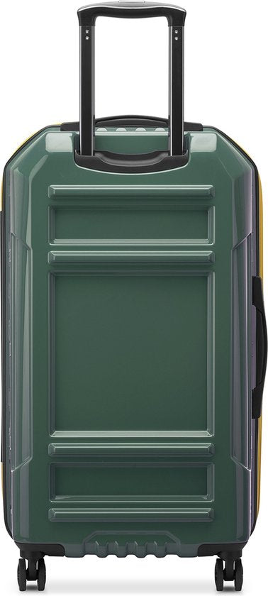 DELSEY PARIS Rempart Expandable 4 Double Rollers Trolley 73 Army Dark Green