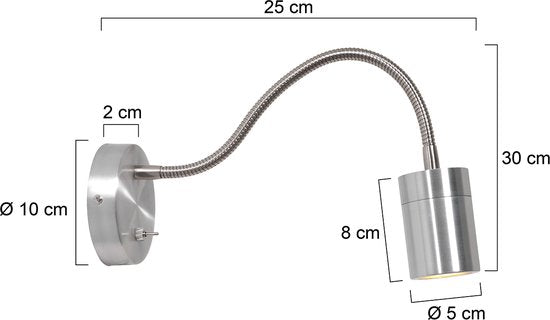 Mexlite applique Upround - acier - métal - 3390ST