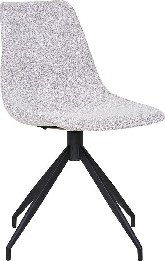 House Nordic Chaise à manger Monaco Swivel Bouclé Sand