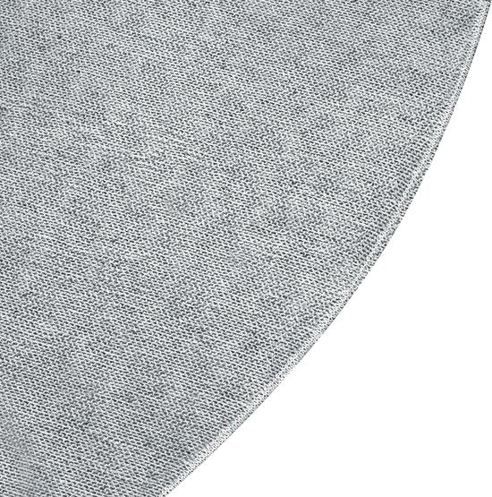 tectake® Tapis à poils courts - Rond - Ø120 cm - Crème - 1630 g/m² de poids de poils - Tapis pour le salon, la chambre à coucher, la salle à manger - Facile d'entretien et lavable - Sous-couche antidérapante - Antiallergique - Diverses tailles et couleurs