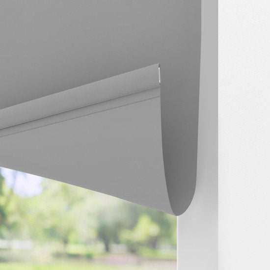 VONROC SMART BLINDS - Store électrique - Extension - 100 x 190 - Gris - Sans télécommande ni câble de chargement