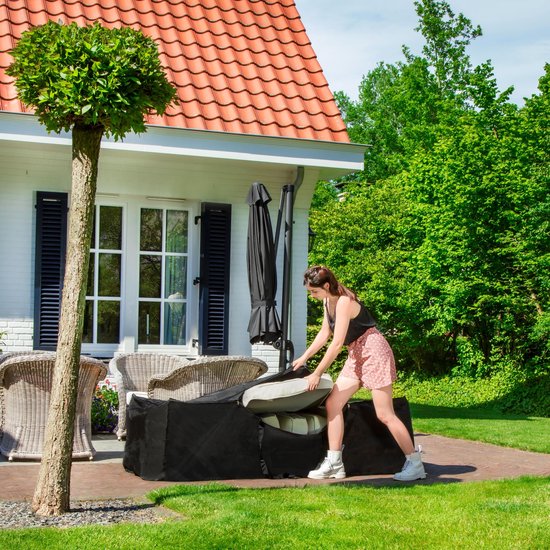 VONROC Sac de rangement premium pour coussins de chaises/ensembles de jardin - 125x40x50cm - Pour 4 à 6 coussins