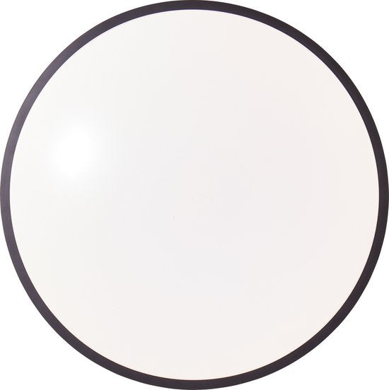 Plafonnier Brilliant Heida - Ø 49 cm - LED encastré - Dimmable & RGB - Noir