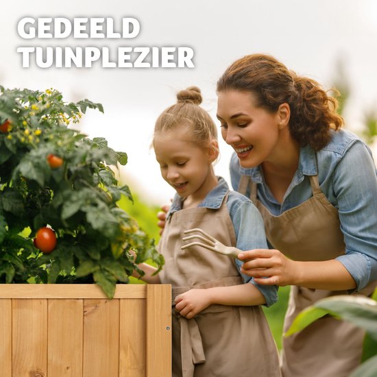 tectake® - Jardinière haute avec étagère - Pépinière - Boîte à boutures - 119x53x90cm - 403232