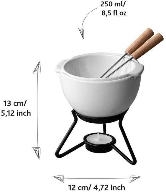 Boska Choco Fondue Petit Marie - Set à fondue au bain-marie - 250 ml