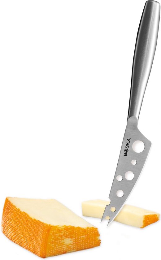 Boska Couteau à fromage à pâte semi-douce Copenhagen No.2 - Couteau à fromage à pâte molle - Couteau à brie - 230 x 30 x 17 mm - Couteau à fromage qui ne colle pas - Couteau à fromage - Lavable au lave-vaisselle - Ustensiles de cuisine - Accessoires de cu