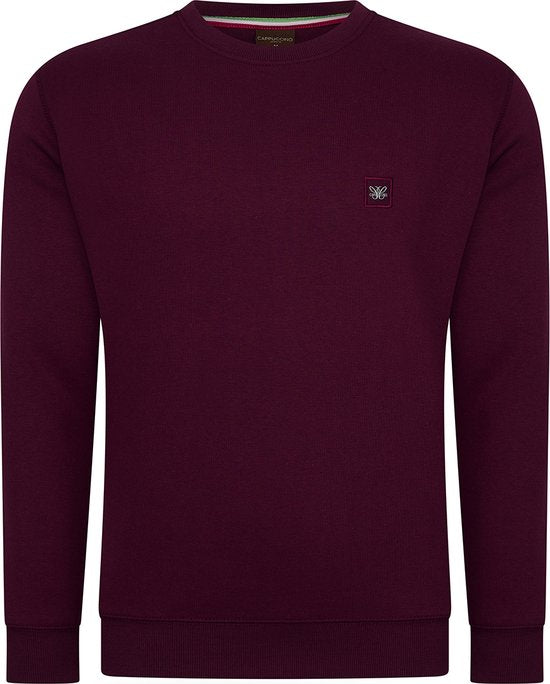 Cappuccino Italia - Pulls Hommes Pull Prato - Rouge - Taille XXL