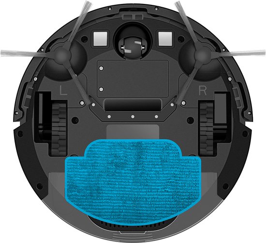 Sinji Robot aspirateur avec fonction balayage et station de recharge - Aspirateur sans fil - Animaux - Gyroscopique - Smart App